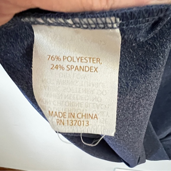 TEHAMA Blue Ruched Midi Dress with Sailor Collar - Picture 11 of 12